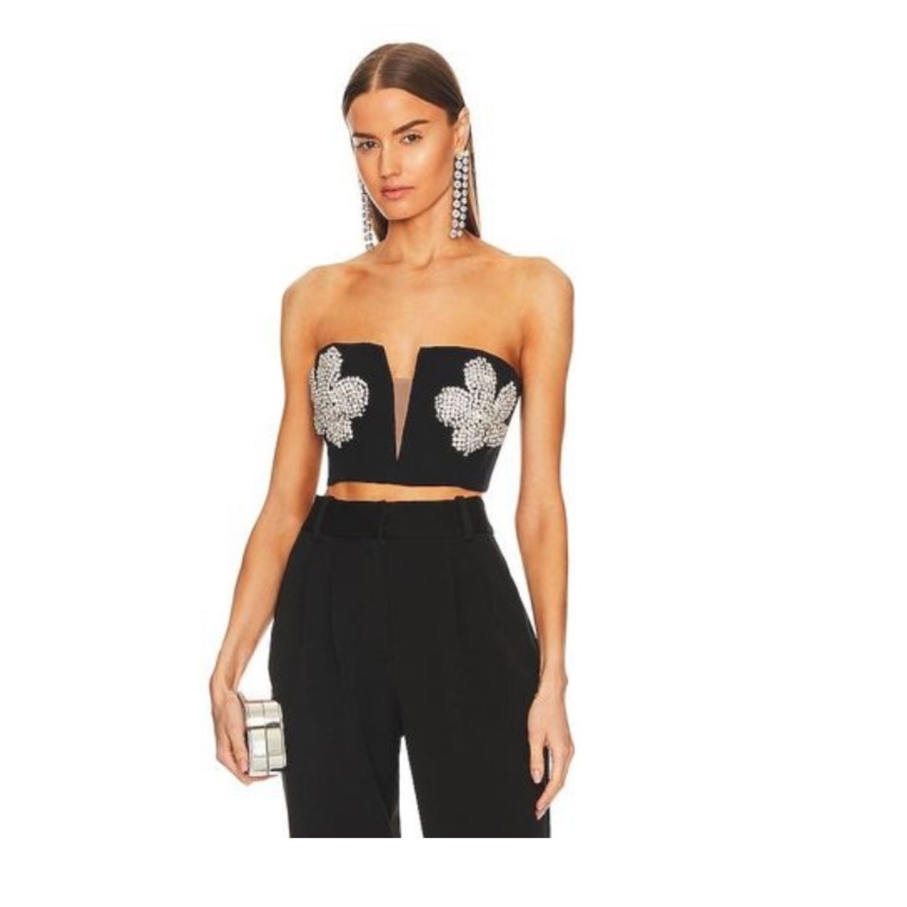 Bardot Elegant Black Bustier